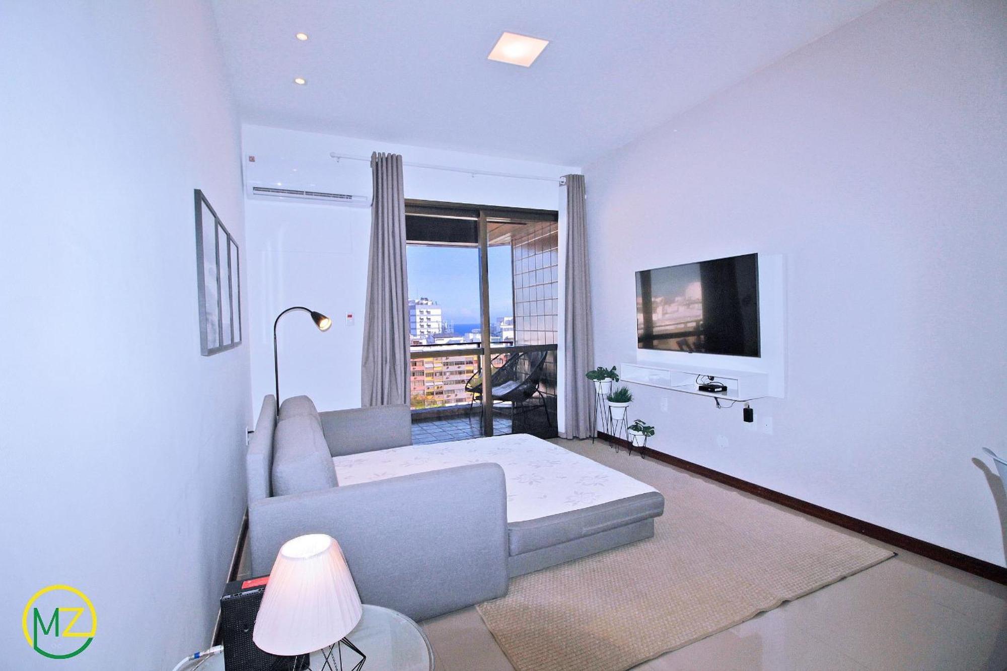 Incrivel Sala E Quarto Com Varanda Em Ipanema Rio de Janeiro Exteriör bild